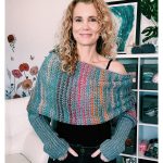 Tunisian Sweater Scarf Free Crochet Pattern and Video Tutorial
