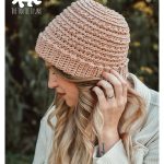 Basic Ridge Beanie Free Crochet Pattern and Video Tutorial