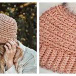 Basic Ridge Beanie Free Crochet Pattern and Video Tutorial
