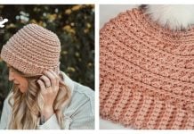 Basic Ridge Beanie Free Crochet Pattern and Video Tutorial Basic Ridge Beanie Free Crochet Pattern and Video Tutorial