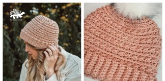 Basic Ridge Beanie Free Crochet Pattern and Video Tutorial