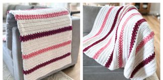 Braided Puff Blanket Free Crochet Pattern and Video Tutorial