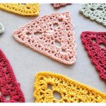 Floral Triangle Bunting Free Crochet Pattern and Video Tutorial
