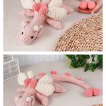 Heart Dragon Amigurumi Crochet Pattern