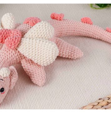 Heart Dragon Amigurumi Crochet Pattern