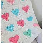 Heart Quilt Free Crochet Pattern