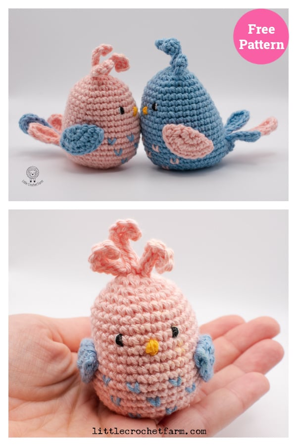 Love Birds Amigurumi Free Crochet Pattern