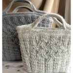 Mesa Ribbed Basket Bag Free Crochet Pattern and Video Tutorial