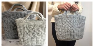 Mesa Ribbed Basket Bag Free Crochet Pattern and Video Tutorial