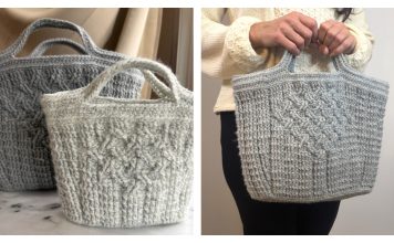 Mesa Ribbed Basket Bag Free Crochet Pattern and Video Tutorial