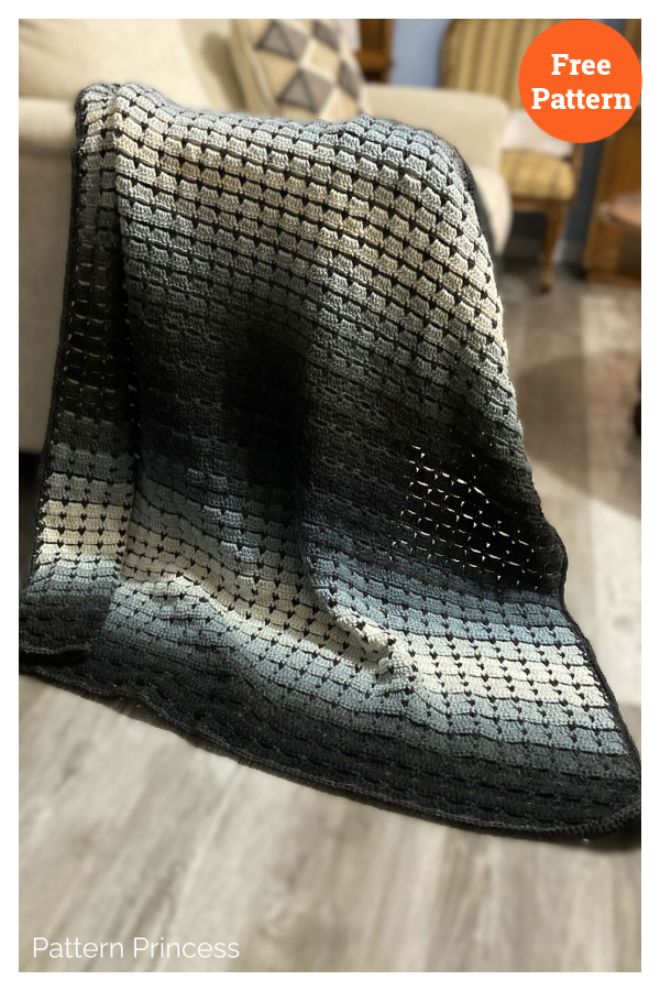 Midnight Moonlight Tiny Hearts Free Crochet Pattern