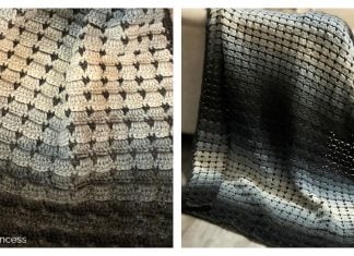 Midnight Moonlight Tiny Hearts Free Crochet Pattern