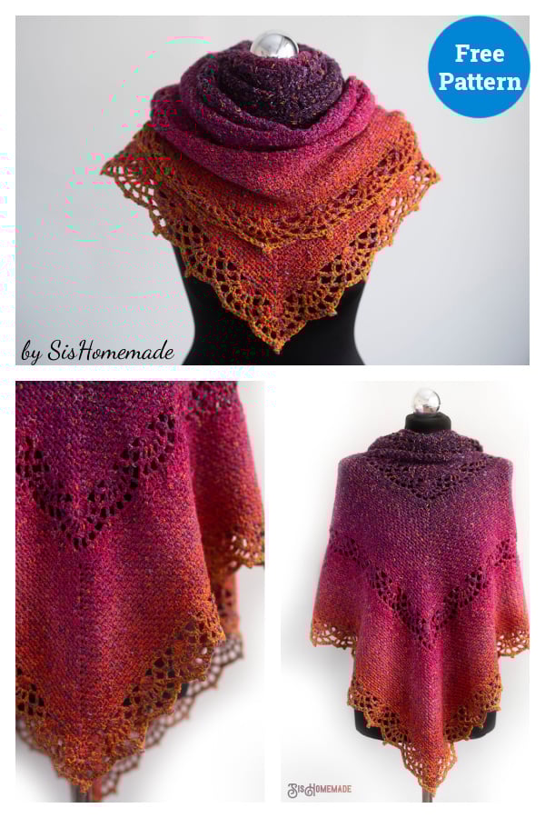 Moss Sis Shawl Free Crochet Pattern