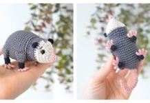 Polly the Opossum Amigurumi Free Crochet Pattern