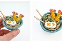 Ramen Bowl Free Crochet Pattern
