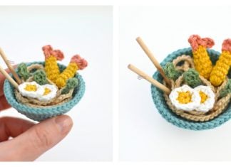Ramen Bowl Free Crochet Pattern
