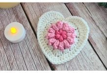 Rustic Heart Motif Free Crochet Pattern Rustic Heart Motif Free Crochet Pattern