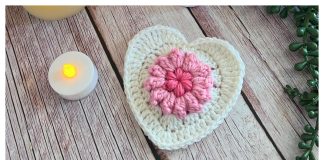 Rustic Heart Motif Free Crochet Pattern