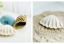 Seashell Amigurumi Crochet Pattern