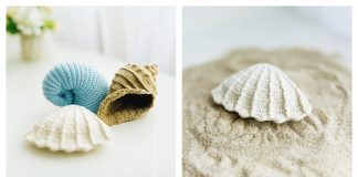 Seashell Amigurumi Crochet Pattern