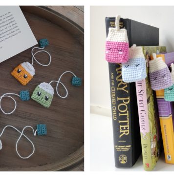 Tea Bag Bookmark Crochet Patterns