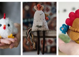 8 Rooster Crochet Amigurumi Patterns