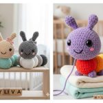 Amigurumi Rainbow Caterpillar Free Crochet Pattern
