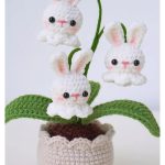Bunny Bellflower Pot Crochet Pattern