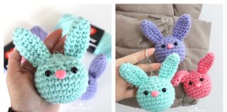 Bunny Buddy Keychains Free Crochet Pattern