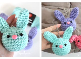 Bunny Buddy Keychains Free Crochet Pattern