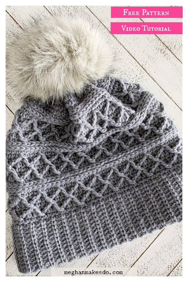 Colden Hat Free Crochet Pattern and Video Tutorial