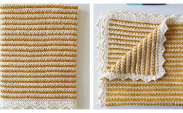 Cottage Lace Blanket Free Crochet Pattern and Video Tutorial