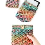 Dragon Scale Kindle Sleeve Free Crochet Pattern