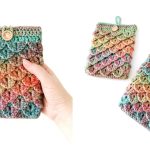 Dragon Scale Kindle Sleeve Free Crochet Pattern