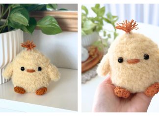 Fluffy Chick Free Crochet Pattern