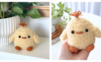Fluffy Chick Free Crochet Pattern