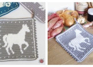 Horse Potholder Free Crochet Pattern