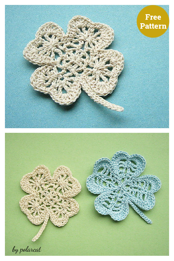 Lacy Clover Free Crochet Pattern