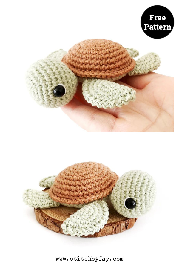 Little Turtle Amigurumi Free Crochet Pattern