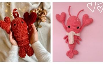 Love Lobster Amigurumi Crochet Patterns