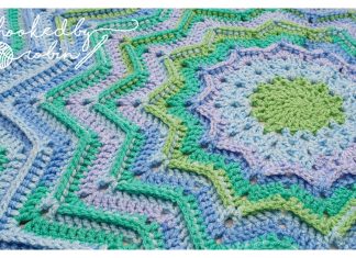 Ridged Round Ripple Blanket Free Crochet Pattern and Video Ridged Round Ripple Blanket Free Crochet Pattern and Video Tutorial