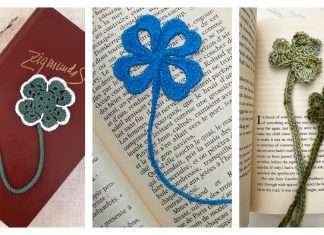 Shamrock Bookmark Crochet Patterns
