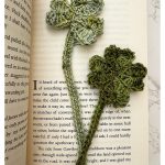 Shamrock Bookmark Free Crochet Pattern