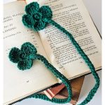 Shamrock Bookmark Free Crochet Pattern and Video Tutorial