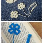 Simply Lucky Clover Bookmark Free Crochet Pattern