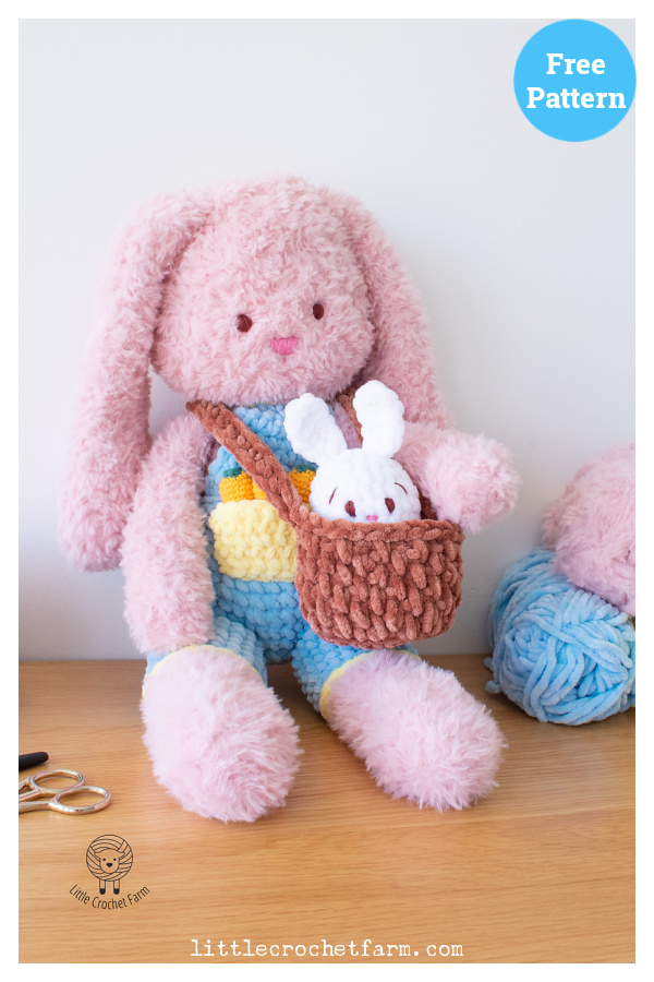 Snuggle Bunny Amigurumi Free Crochet Pattern