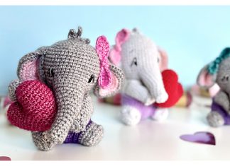 Sweet Pea Valentine Elephant Amigurumi Free Crochet Pattern Sweet Pea Valentine Elephant Amigurumi Free Crochet Pattern