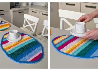 Yarn Yolk Placemat Free Crochet Pattern