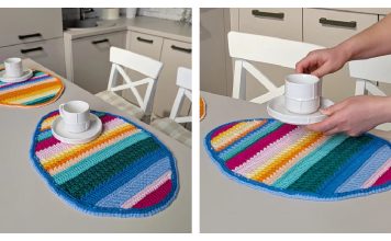 Yarn Yolk Placemat Free Crochet Pattern