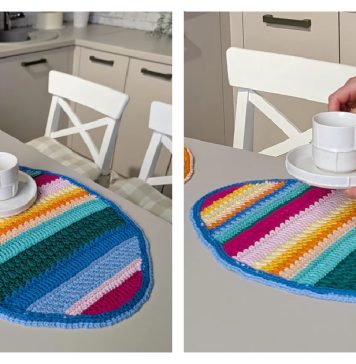 Yarn Yolk Placemat Free Crochet Pattern